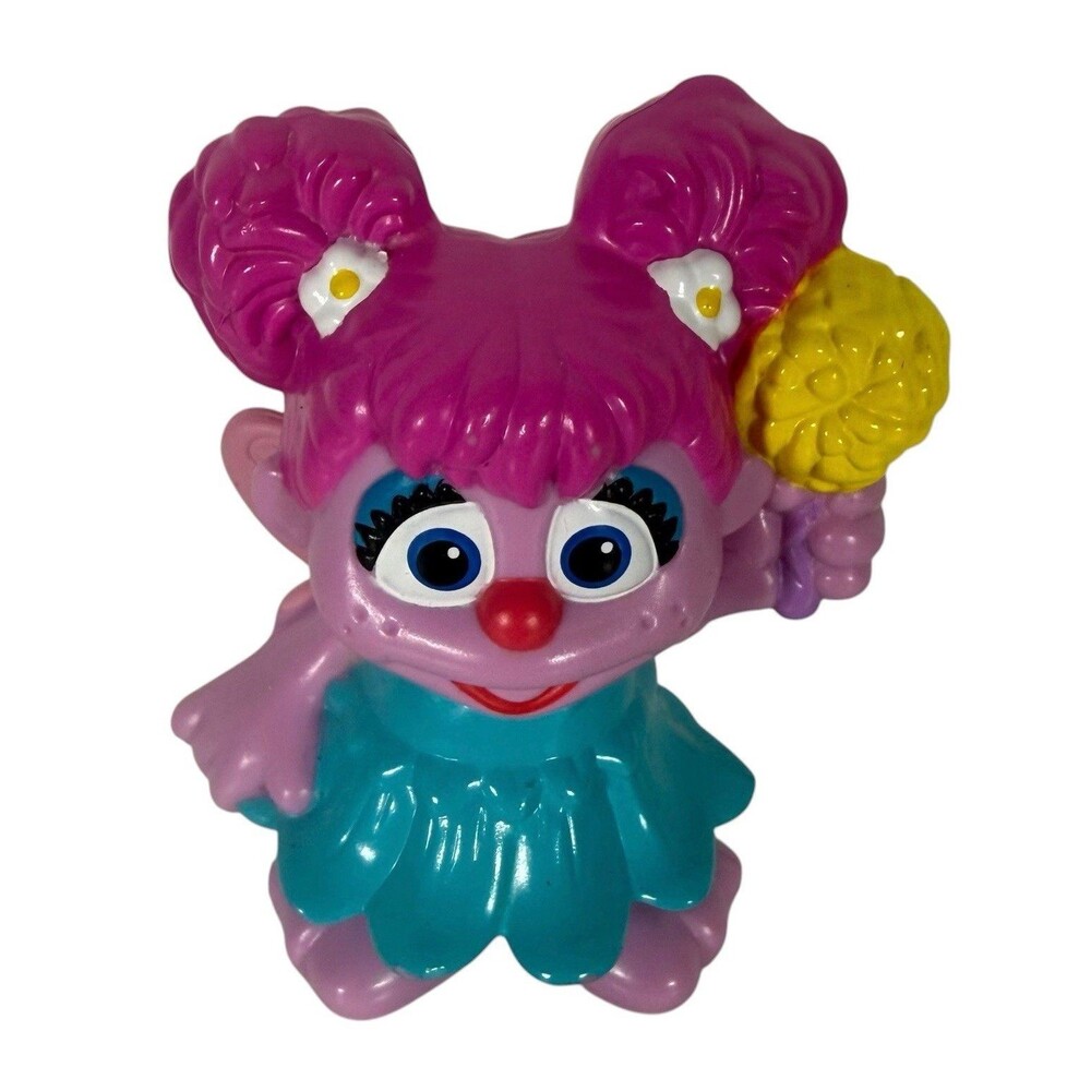 Fisher-Price Sesame Street Abby Cadabby Figurine, Plastic, Pink/Purple/Blue